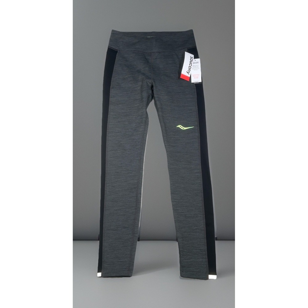 Saucony Solstice Legging Women M Running Reflective Soft-Lined Cold Weather NWT‎